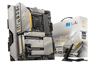 MSI выпустила экстравагантную материнскую плату MEG Z590 Ace Gold Edition